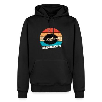 Ein Sonnenuntergang Für Haidhauser Münchner Liebe - Männer Premium Bio Hoodie - Schwarz - Vorne - Nico (187cm)