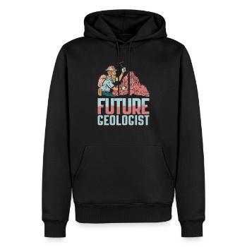 Geologist Noun Geology Rock Collector - Männer Premium Bio Hoodie - Schwarz - Vorne - Nico (187cm)