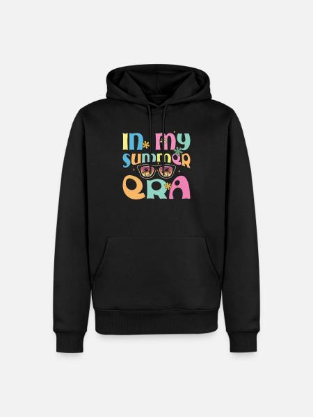 Sommer Feeling Bunt Geschenk - Männer Premium Bio Hoodie - Schwarz