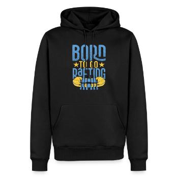 Born To Go Rafting Paddle - Sweat à capuche Premium bio Homme - noir - Devant - Nico (187cm)