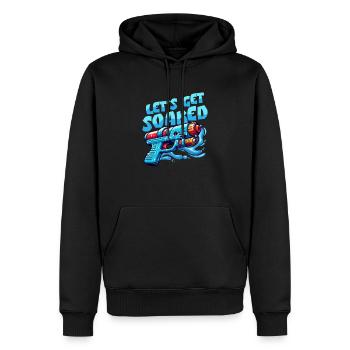 Let's Get Soaked Water Fun Summer Squirt Gun - Männer Premium Bio Hoodie - Schwarz - Vorne - Nico (187cm)