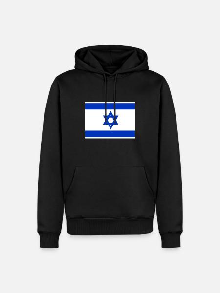 Flag Studies Israel - Men’s Premium Organic Hoodie - black