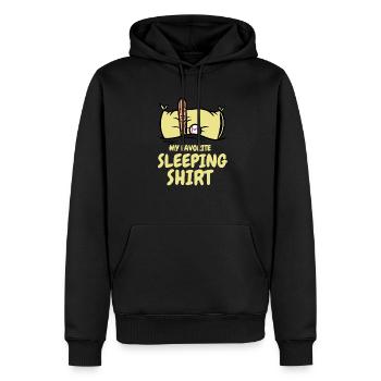 Baseball Baseball Team Baseballer Pajamas - Men’s Premium Organic Hoodie - black - Front - Nico (187cm)