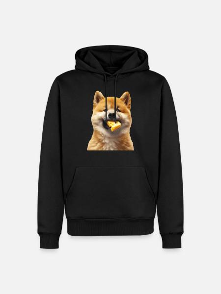 Akita - Männer Premium Bio Hoodie - Schwarz