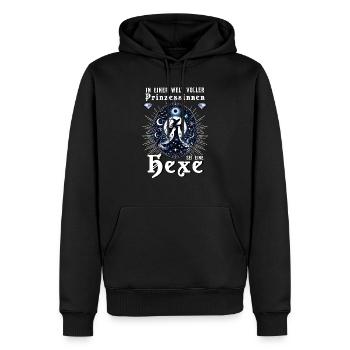 Dans un monde rempli de princesses, soyez une sorcière - Sweat à capuche Premium bio Homme - noir - Devant - Nico (187cm)