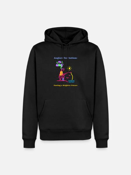 Angler für Autismus sorgen für eine bessere Zukunft - Männer Premium Bio Hoodie - Schwarz