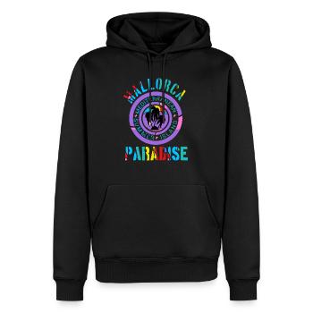 XVIIe État de Majorque Palma - Sweat à capuche Premium bio Homme - noir - Devant - Nico (187cm)