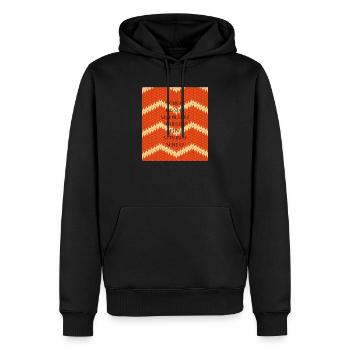 Bunte Wochentage-Muster Jours colorés de la semaine - Sweat à capuche Premium bio Homme - noir - Devant - Nico (187cm)