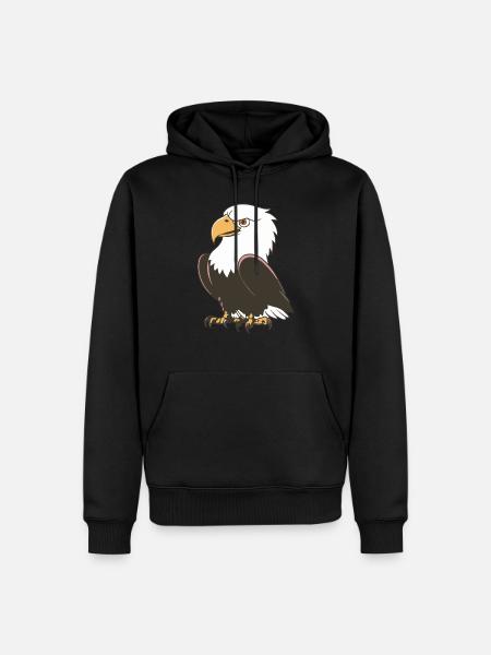 MAJESTIC FLIGHT - Men’s Premium Organic Hoodie - black