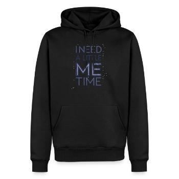 I need me Time, Time for yourself - Men’s Premium Organic Hoodie - black - Front - Nico (187cm)