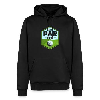 Let's Par Tee Golf Golfer - Männer Premium Bio Hoodie - Schwarz - Vorne - Nico (187cm)