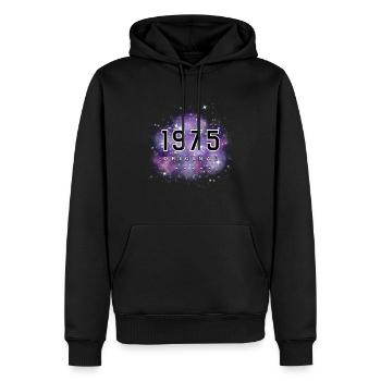 1975 Original – Retro Geburtstagsdesign - Männer Premium Bio Hoodie - Schwarz - Vorne - Nico (187cm)
