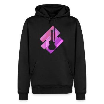 Gitarrist Gitarre Bassist - Männer Premium Bio Hoodie - Schwarz - Vorne - Nico (187cm)