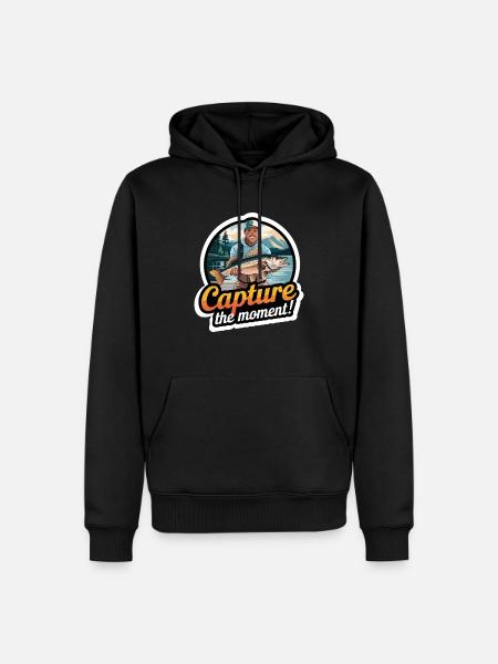 FISH THEY CAUGHT - Men’s Premium Organic Hoodie - black