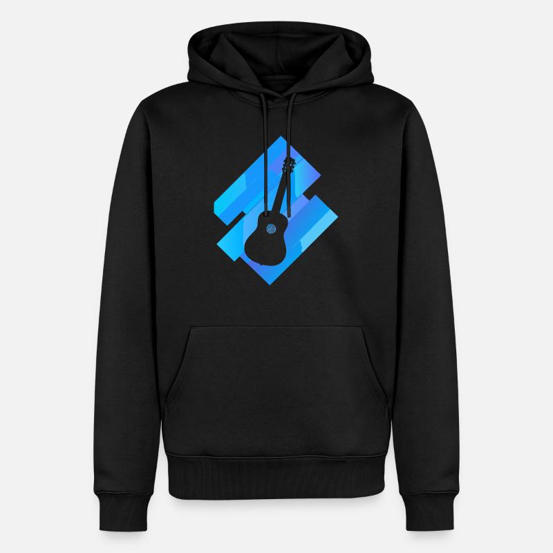 Guitare Guitare électrique Shouter - Sweat à capuche Premium bio Homme - noir