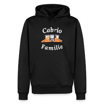 Cabrio Familie Cabriolet Spaß Eltern Kinder - Männer Premium Bio Hoodie - Schwarz - Vorne - Nico (187cm)