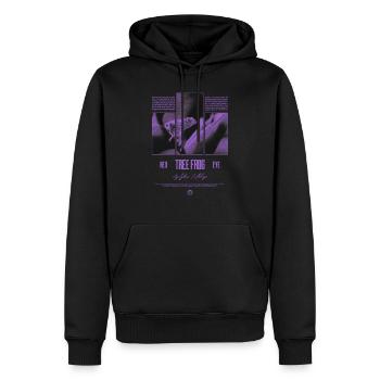 Rotäugiger Laubfrosch Regenwald Amphibie - Männer Premium Bio Hoodie - Schwarz - Vorne - Nico (187cm)