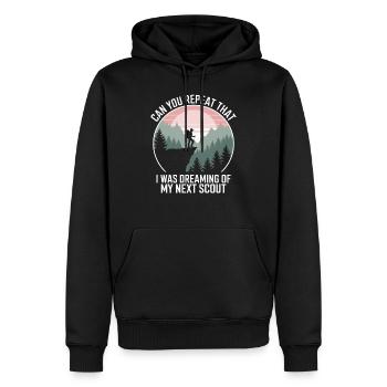 Scout Guide Scout Camping - Men’s Premium Organic Hoodie - black - Front - Nico (187cm)