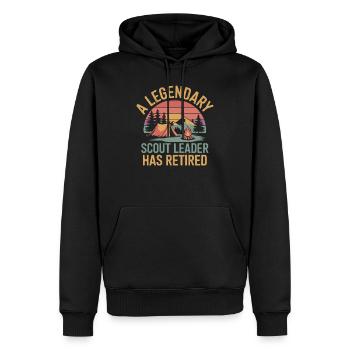Scout Guide Scout Camping - Men’s Premium Organic Hoodie - black - Front - Nico (187cm)