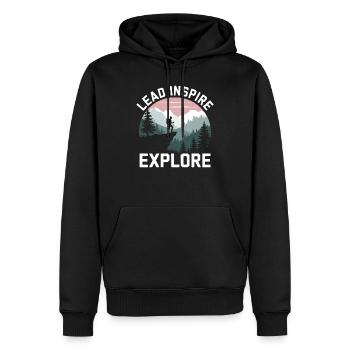 Scout Guide Scout Camping - Men’s Premium Organic Hoodie - black - Front - Nico (187cm)