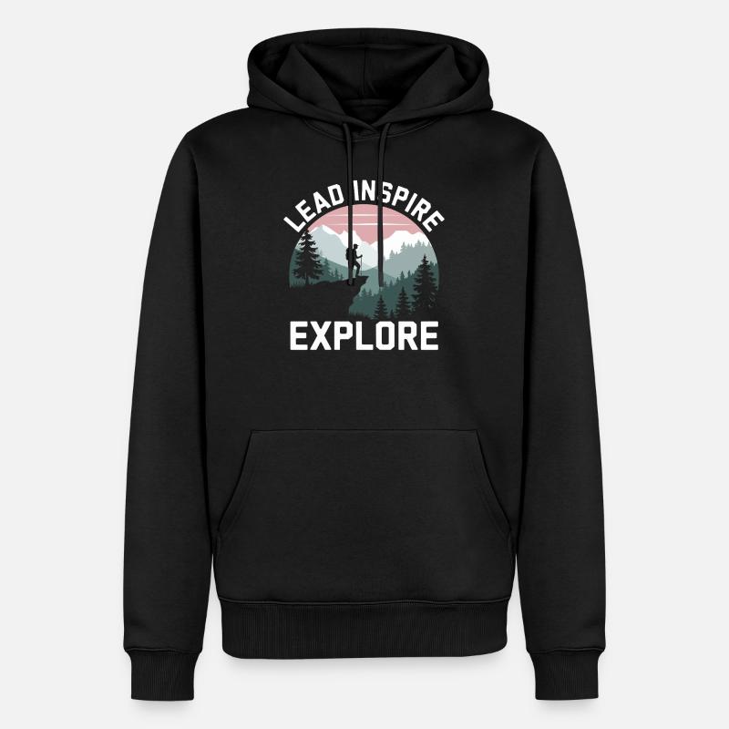 Scout Guide Scout Camping - Sweat à capuche Premium bio Homme - noir