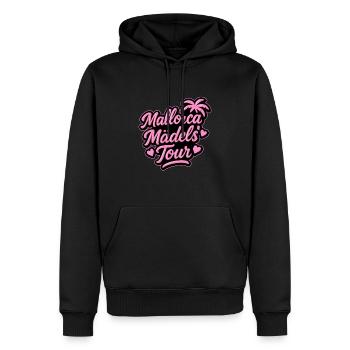 Mallorca Mädels Tour - Männer Premium Bio Hoodie - Schwarz - Vorne - Nico (187cm)