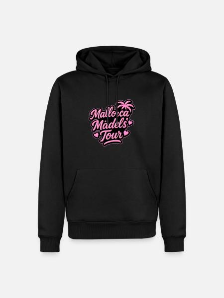 Mallorca Mädels Tour - Männer Premium Bio Hoodie - Schwarz