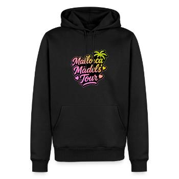 Mallorca Mädels Tour Bunt - Männer Premium Bio Hoodie - Schwarz - Vorne - Nico (187cm)