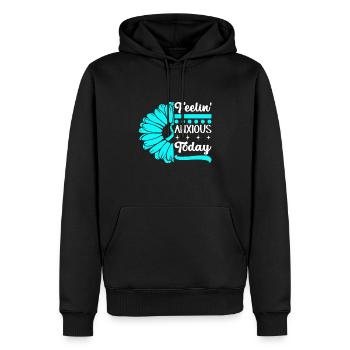 Anxiety disorder Anxiety disorder - Men’s Premium Organic Hoodie - black - Front - Nico (187cm)