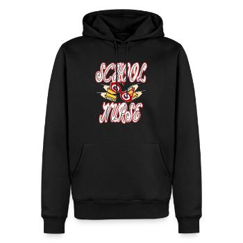 Schule Krankenhaus Schwester - Männer Premium Bio Hoodie - Schwarz - Vorne - Nico (187cm)