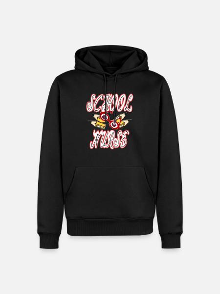 Schule Krankenhaus Schwester - Männer Premium Bio Hoodie - Schwarz