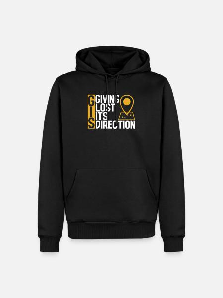 Geographic Information Systems - Men’s Premium Organic Hoodie - black
