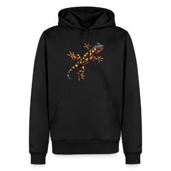 Salamanders Salamander - Men’s Premium Organic Hoodie - black - Front - Nico (187cm)