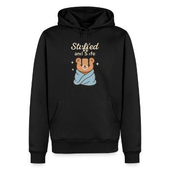 Équipe de soutien émotionnel Inner Child Healing - Sweat à capuche Premium bio Homme - noir - Devant - Nico (187cm)