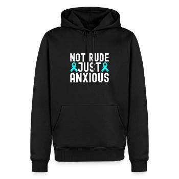 Anxiety disorder Anxiety disorder - Men’s Premium Organic Hoodie - black - Front - Nico (187cm)