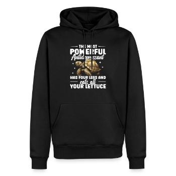 L’antdidépresseur le plus puissant a quatre pattes et - Sweat à capuche Premium bio Homme - noir - Devant - Nico (187cm)