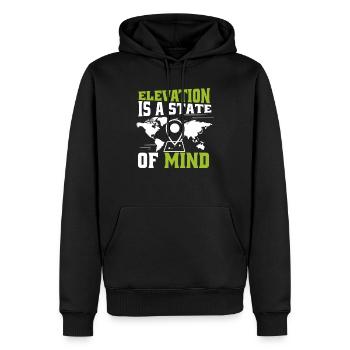 Geografische Informationssysteme - Männer Premium Bio Hoodie - Schwarz - Vorne - Nico (187cm)