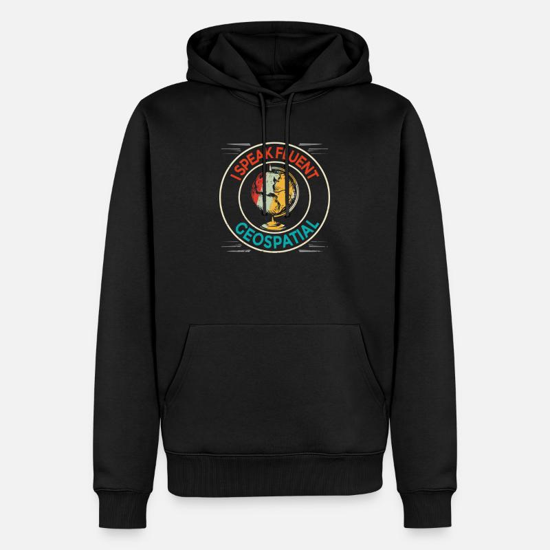 Geographic Information Systems Geospatial - Men’s Premium Organic Hoodie - black