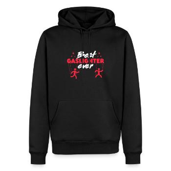 Gaslighting Best Gaslighter Ever - Männer Premium Bio Hoodie - Schwarz - Vorne - Nico (187cm)