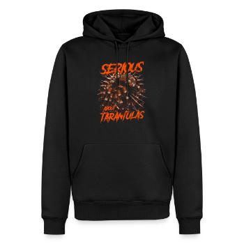 Serious About Tarantulas Pet Spider Owner - Men’s Premium Organic Hoodie - black - Front - Nico (187cm)