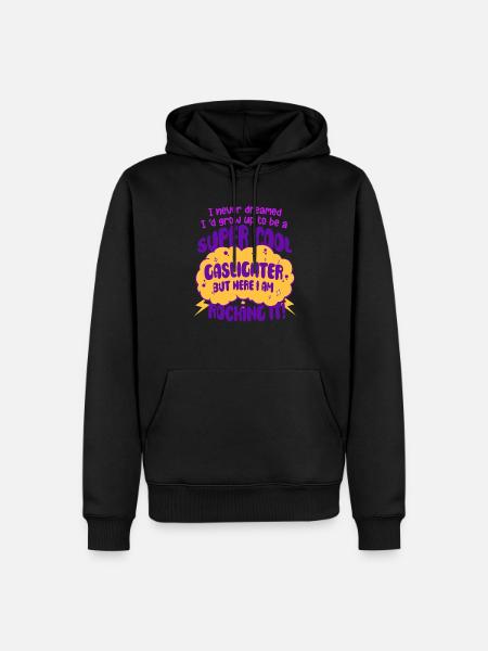 Gaslighter Gaslighting - Männer Premium Bio Hoodie - Schwarz