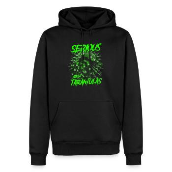 Serious About Tarantulas Pet Spider Owner - Men’s Premium Organic Hoodie - black - Front - Nico (187cm)