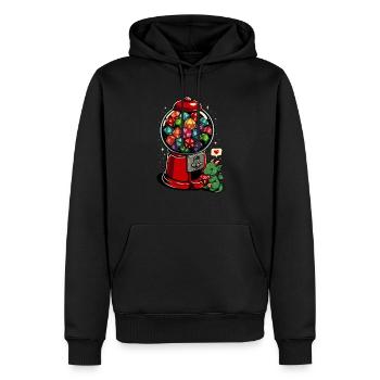 Gumball-Dungeon - Männer Premium Bio Hoodie - Schwarz - Vorne - Nico (187cm)