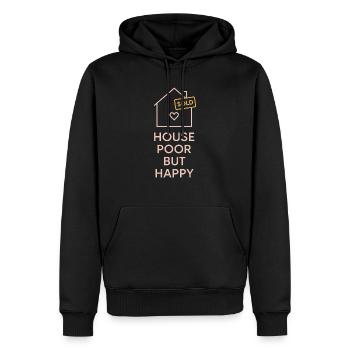 Erster Hauskäufer Geschenk Neuhause-besitzer Humor - Männer Premium Bio Hoodie - Schwarz - Vorne - Nico (187cm)
