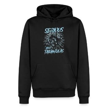 Serious About Tarantulas Pet Spider Owner - Men’s Premium Organic Hoodie - black - Front - Nico (187cm)