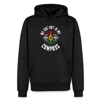Kurdistan Kurdes Kurdes - Sweat à capuche Premium bio Homme - noir - Devant - Nico (187cm)