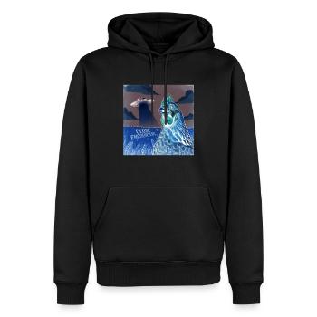 Aliens Und Hühner: Unerwartete Begegnungen - Männer Premium Bio Hoodie - Schwarz - Vorne - Nico (187cm)