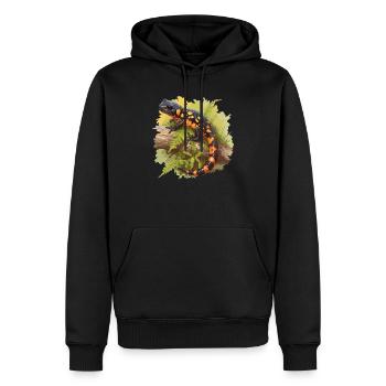 Salamanders Salamander - Men’s Premium Organic Hoodie - black - Front - Nico (187cm)