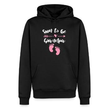 Bald Oma Spruch Großmutter Design - Männer Premium Bio Hoodie - Schwarz - Vorne - Nico (187cm)