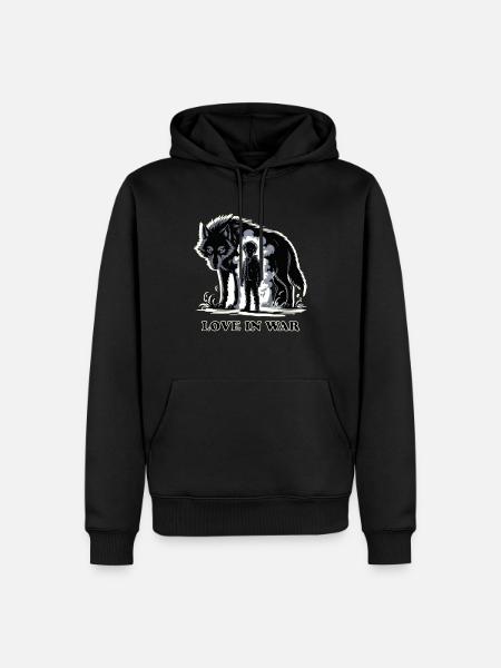 STRONG BOYS - Men’s Premium Organic Hoodie - black